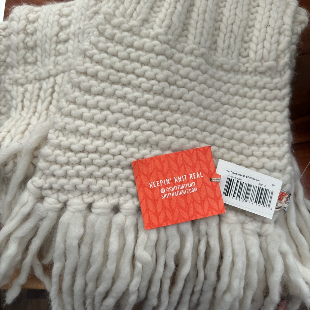 Sh*t that I knit scarf nwt